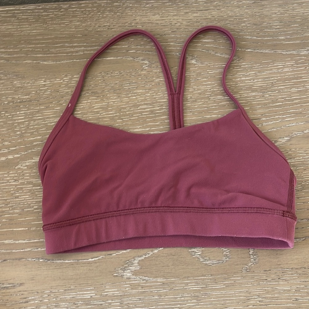 Lululemon Flow y sports bra in pink